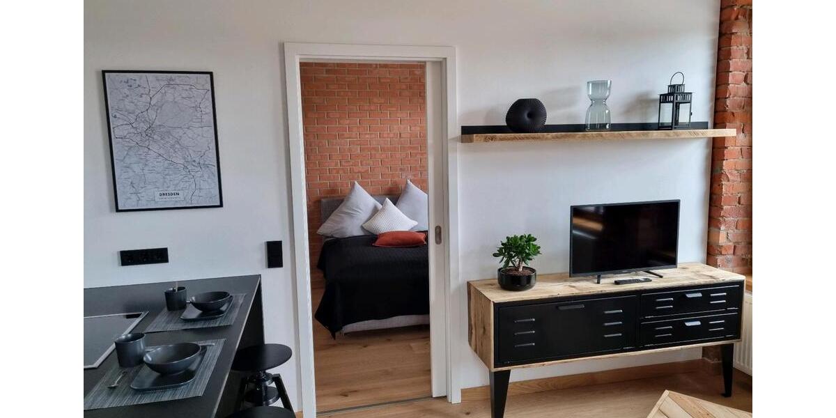 Apartment Ferienwohnung im Industrial Chic in Dresden-Pieschen 2 zimmer