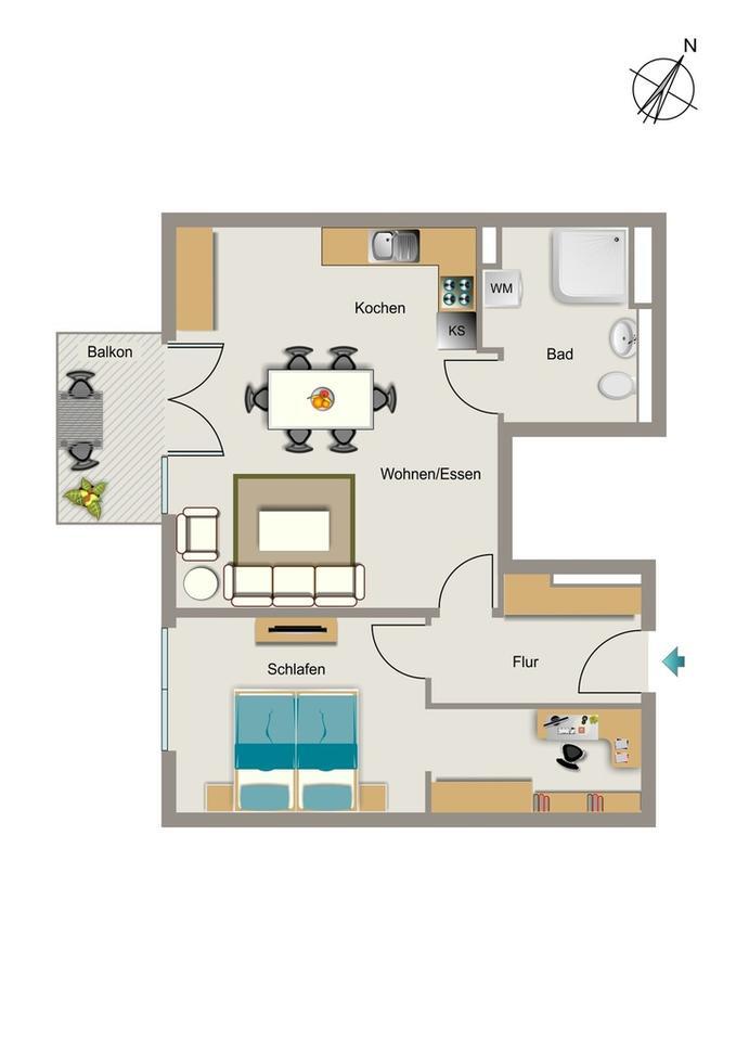 Wohnfühlen bei VIVAWEST zimmer