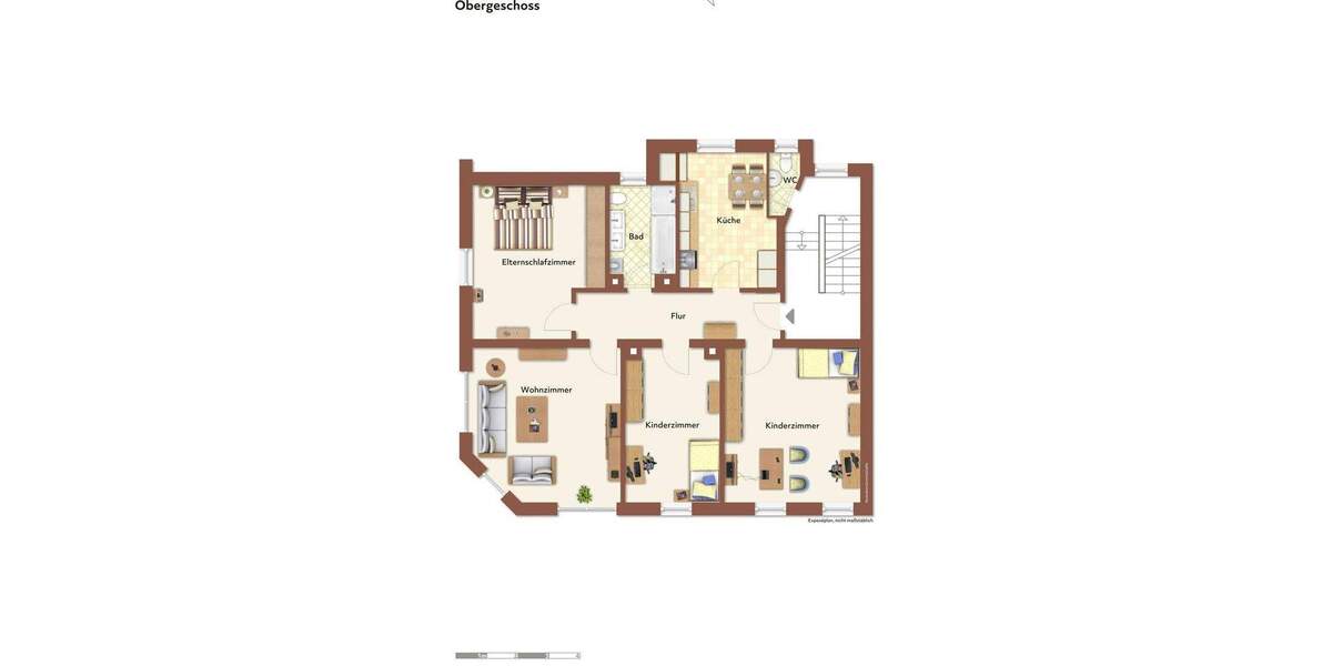 Sanierte 4-Zimmer-Wohnung mit 108 m² im 1. OG - zusätzliche EG-Wohnung im Haus verfügbar 4 zimmer