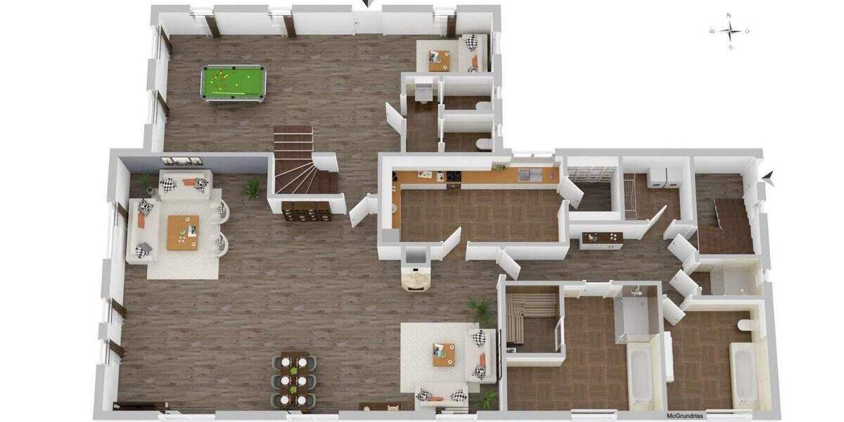 Einfamilienhaus Emmelsbüll-Horsbüll Horsbüll - 7 Zimmer, 275 m&sup2;, 2.150&euro; | Angebot:25689307