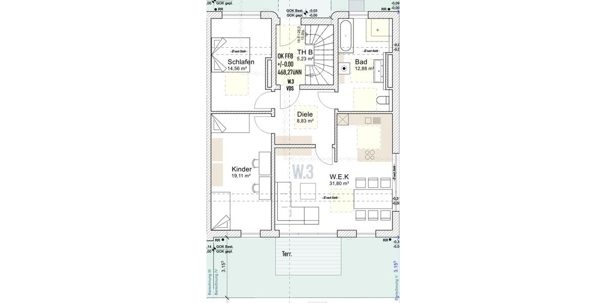 Erdgeschoßwohnung Petershausen - 2 Zimmer, 80 m&sup2;, 1.790&euro; | Angebot:26546227