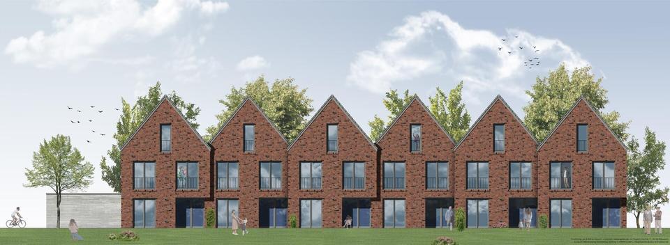 01.01.26 Modernes, gemütliches Reihenmittelhaus vor Oldenburg - KfW 40 Standard, Garten, 6 Zimmer, 6 zimmer