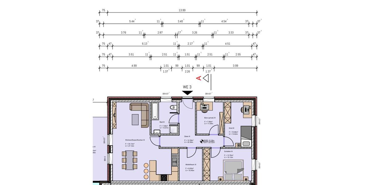 Erdgeschoßwohnung Ostrhauderfehn - 4 Zimmer, 95 m&sup2;, 950&euro; | Angebot:23848729