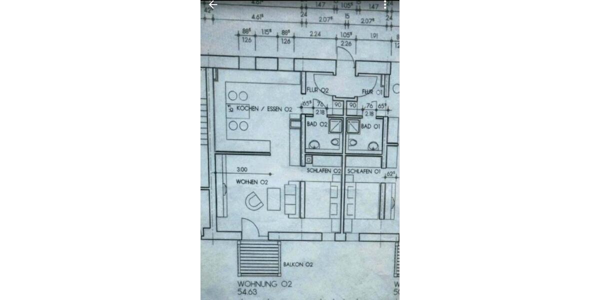 Erdgeschoßwohnung Mittweida - 2 Zimmer, 62 m&sup2;, 540&euro; | Angebot:25311293