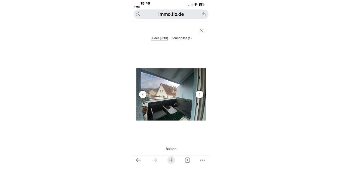 Etagenwohnung Schorndorf - 2 Zimmer, 45 m&sup2;, 700&euro; | Angebot:26511609