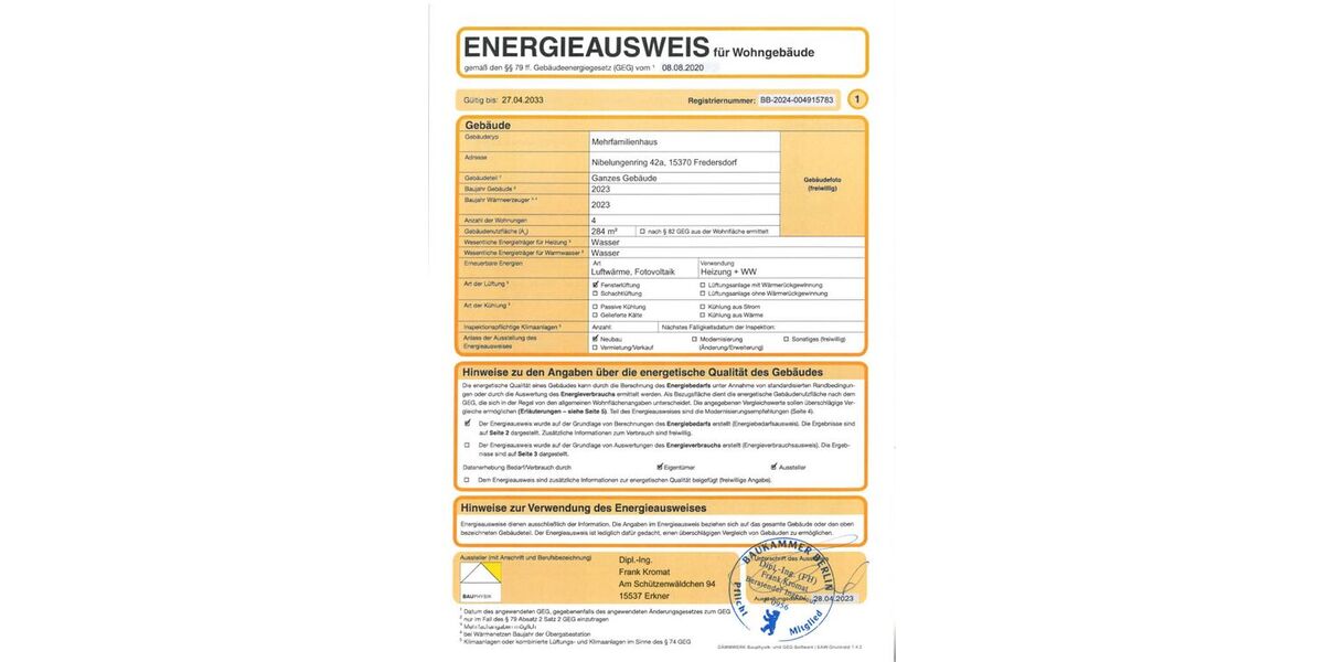 Exklusive 2 Zimmer Wohnung • 70 m² • Neubau 202324 Kamin Fußbodenheizung Balkon - Etagenwohnung Fredersdorf | Angebot:26719089