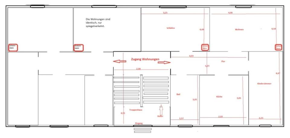Erdgeschoßwohnung Usedom - 3 Zimmer, 60 m&sup2;, 500&euro; | Angebot:26416827