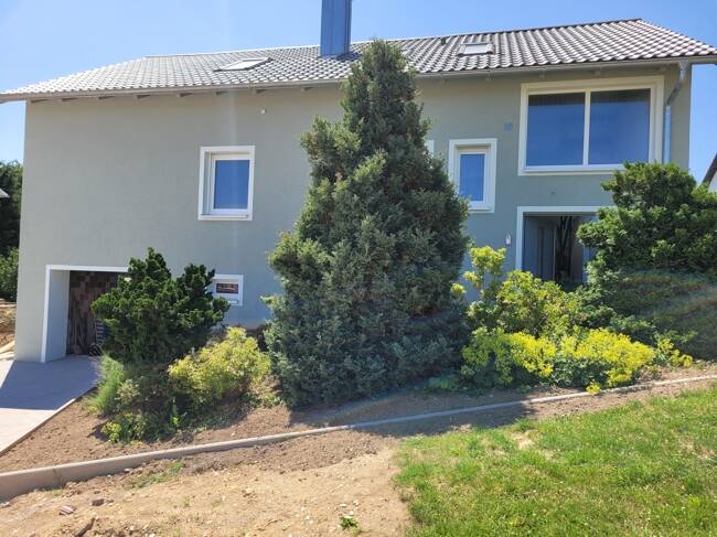 Helle Wohnung im Hochparterre eines neu renovierten 2-Parteien-Miethauses, mit Terrasse, Garten,etc!