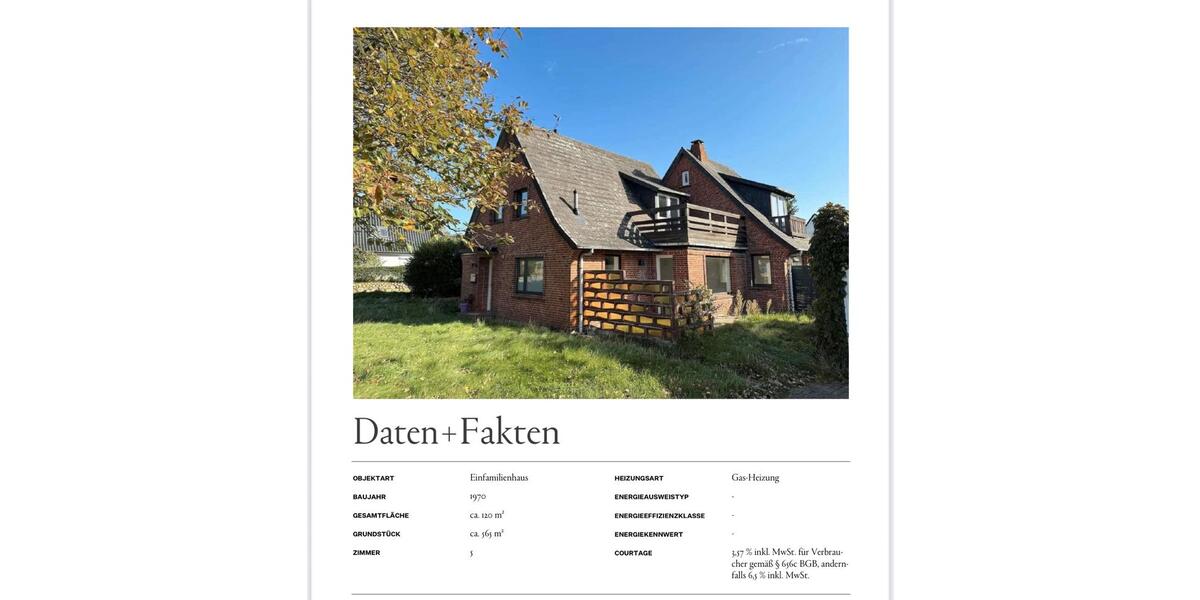 Etagenwohnung Niebüll - 3 Zimmer, 66 m&sup2;, 1.100&euro; | Angebot:23914095