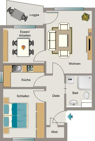 Im besten Alter eine Wohnung bei VIVAWEST - Wohnen ab 60. zimmer