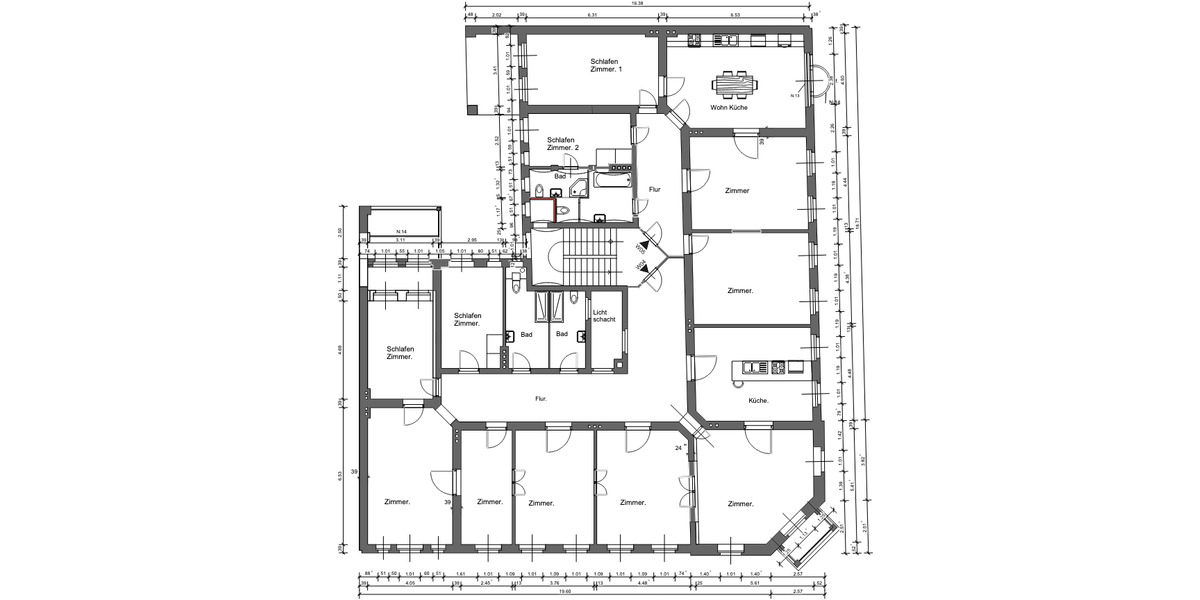 Zimmer Görlitz Innenstadt - 4 Zimmer, 140 m&sup2;, 1.400&euro; | Angebot:25780114