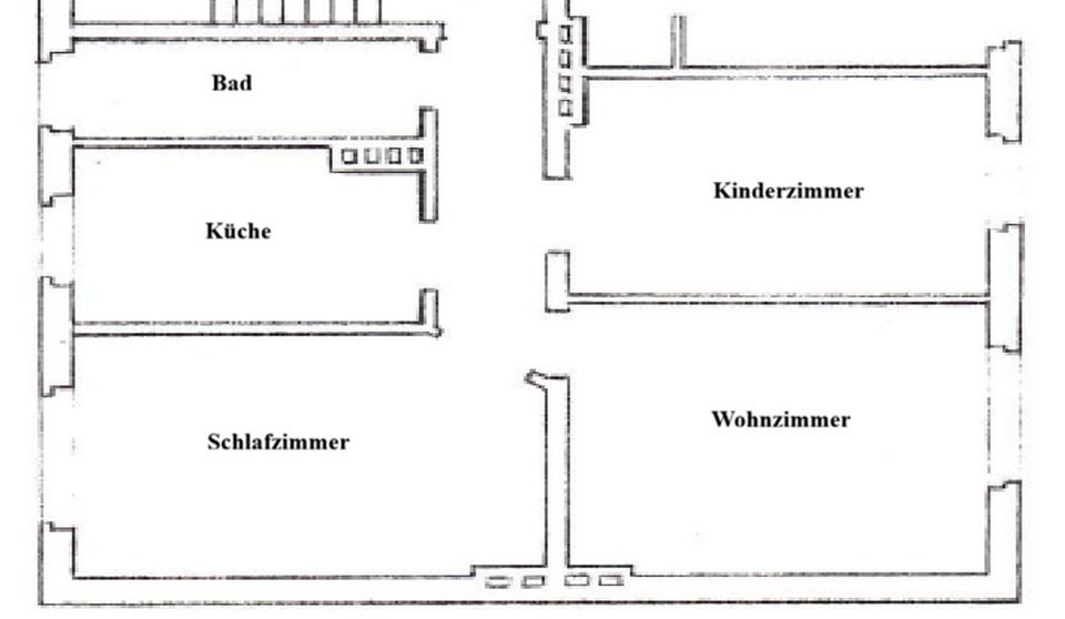 Etagenwohnung Magdeburg Beyendorf-Sohlen - 3 Zimmer, 67 m&sup2;, 450&euro; | Angebot:26266524