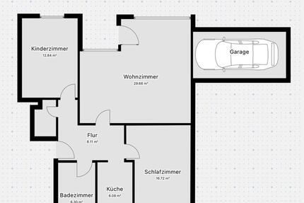 Wohnung Twistringen - 3 Zimmer, 84 m&sup2;, 910&euro; | Angebot:24685099
