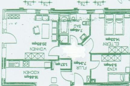 Wohnung Badbergen - 3 Zimmer, 76 m&sup2;, 684&euro; | Angebot:25810485