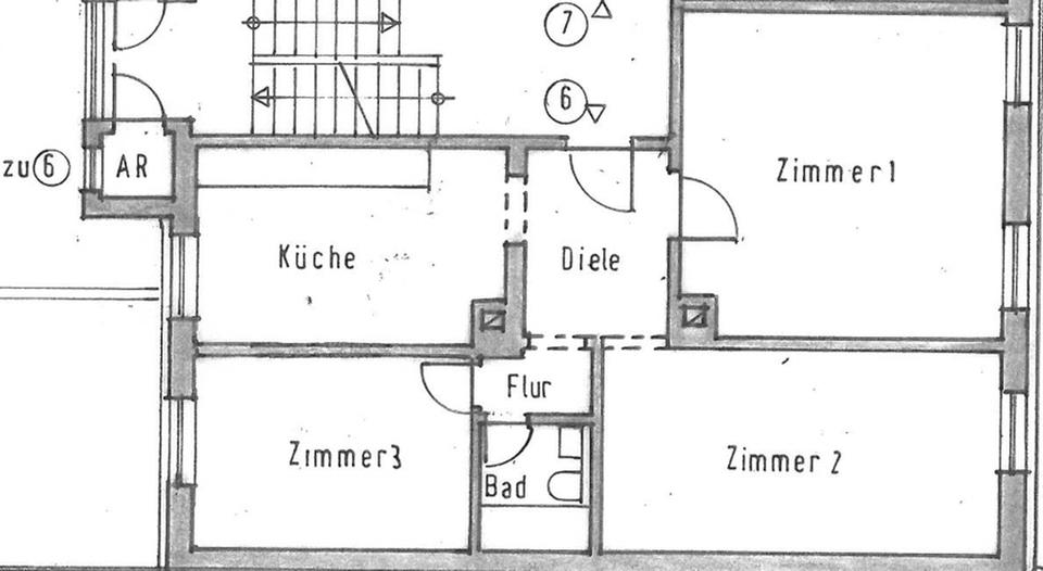 Lichtdurchflutet & Zentral: renovierte 3-Zimmer-Wohnung mit Garten 3 zimmer