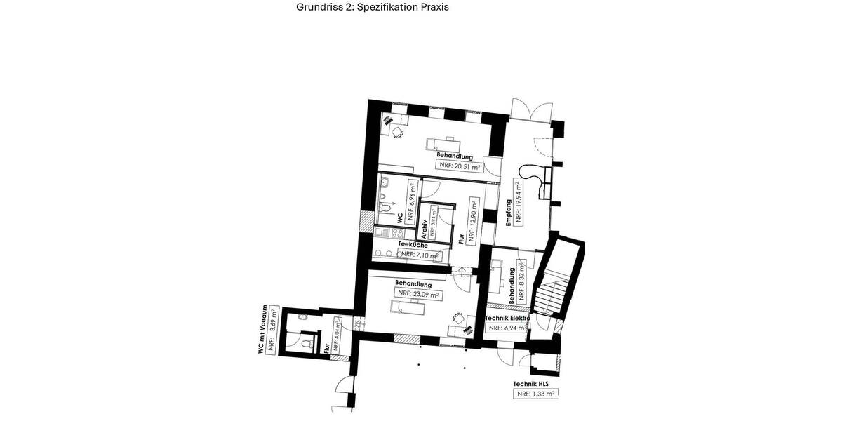 Gewerbeobjekt Pfarrkirchen - 3 Zimmer, 110 m&sup2;, 1.100&euro; | Angebot:25667984