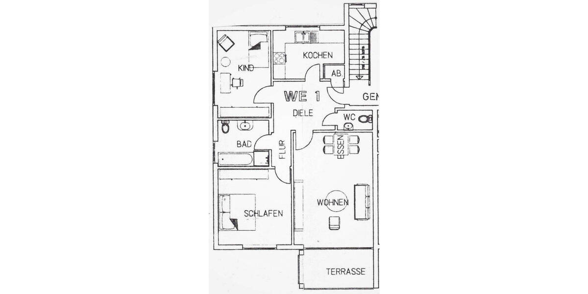 Etagenwohnung Bünde - 3 Zimmer, 81 m&sup2;, 769&euro; | Angebot:26515602