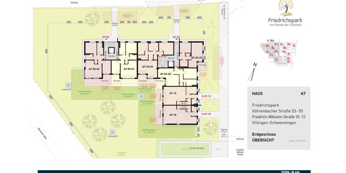 Etagenwohnung Villingen-Schwenningen Villingen - 3 Zimmer, 94 m&sup2;, 1.090&euro; | Angebot:26161118