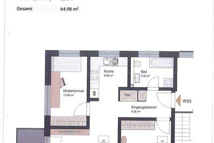 Wohnung Königs Wusterhausen - 3 Zimmer, 62 m&sup2;, 852&euro; | Angebot:26981603