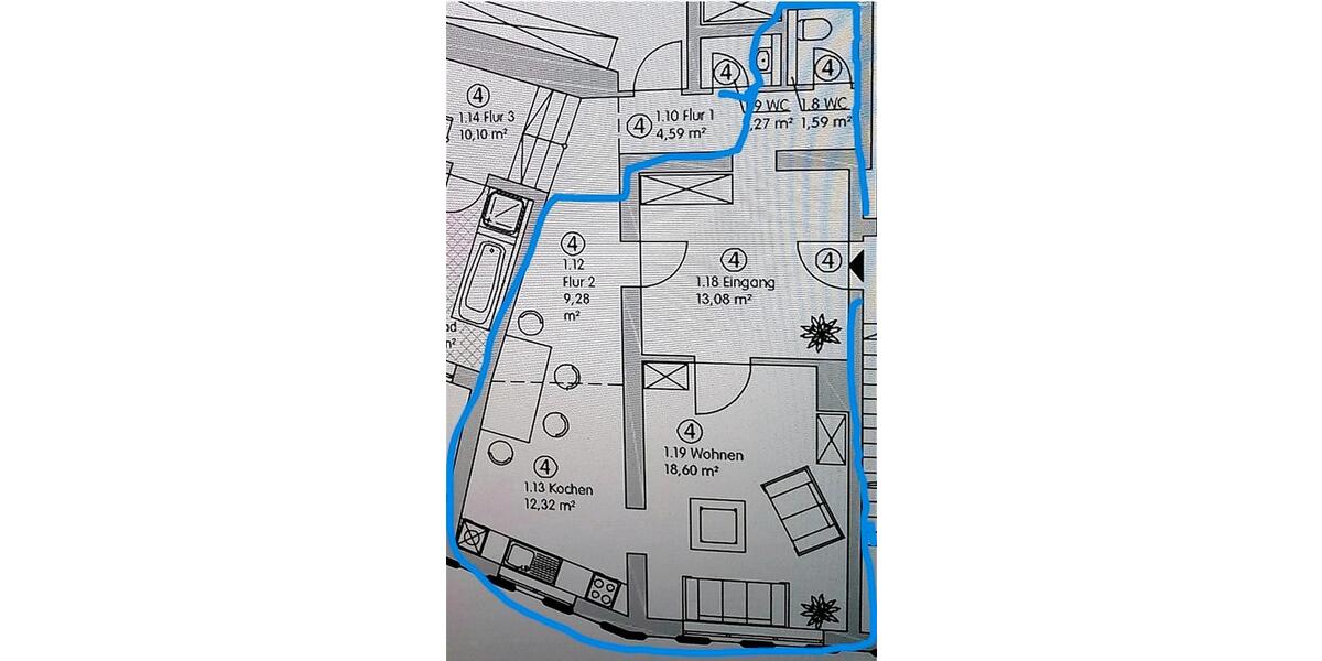 Etagenwohnung Schönbrunn im Steigerwald - 2 Zimmer, 57 m&sup2;, 450&euro; | Angebot:25613994