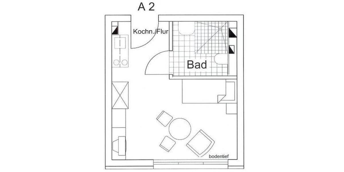 Etagenwohnung Eilenburg - 1 Zimmer, 23 m&sup2;, 330&euro; | Angebot:26041731