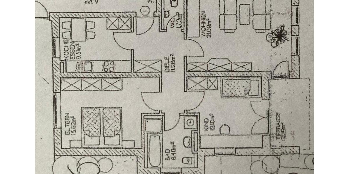 Erdgeschoßwohnung Ortenburg - 3 Zimmer, 75 m&sup2;, 570&euro; | Angebot:24893491