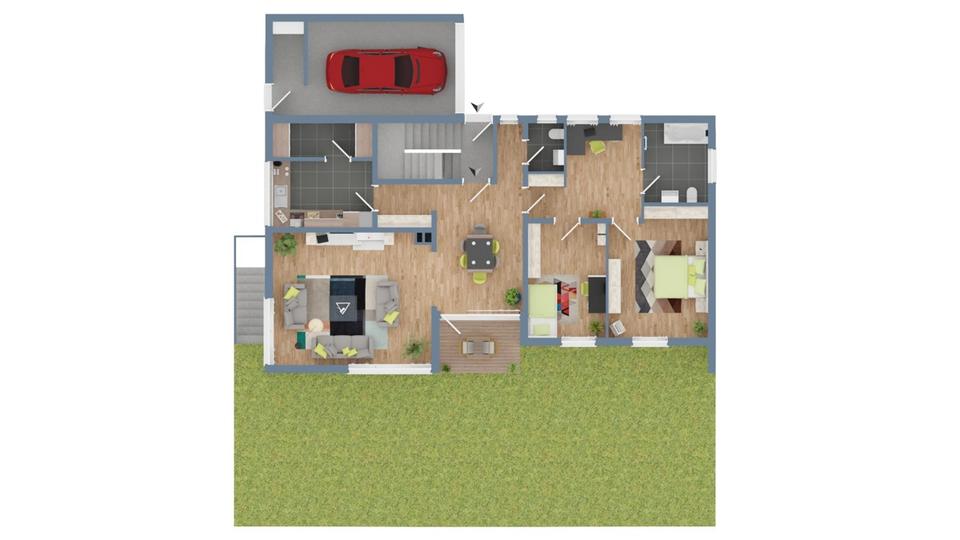 Erdgeschoßwohnung Bad Eilsen - 3 Zimmer, 125 m&sup2;, 930&euro; | Angebot:23395165