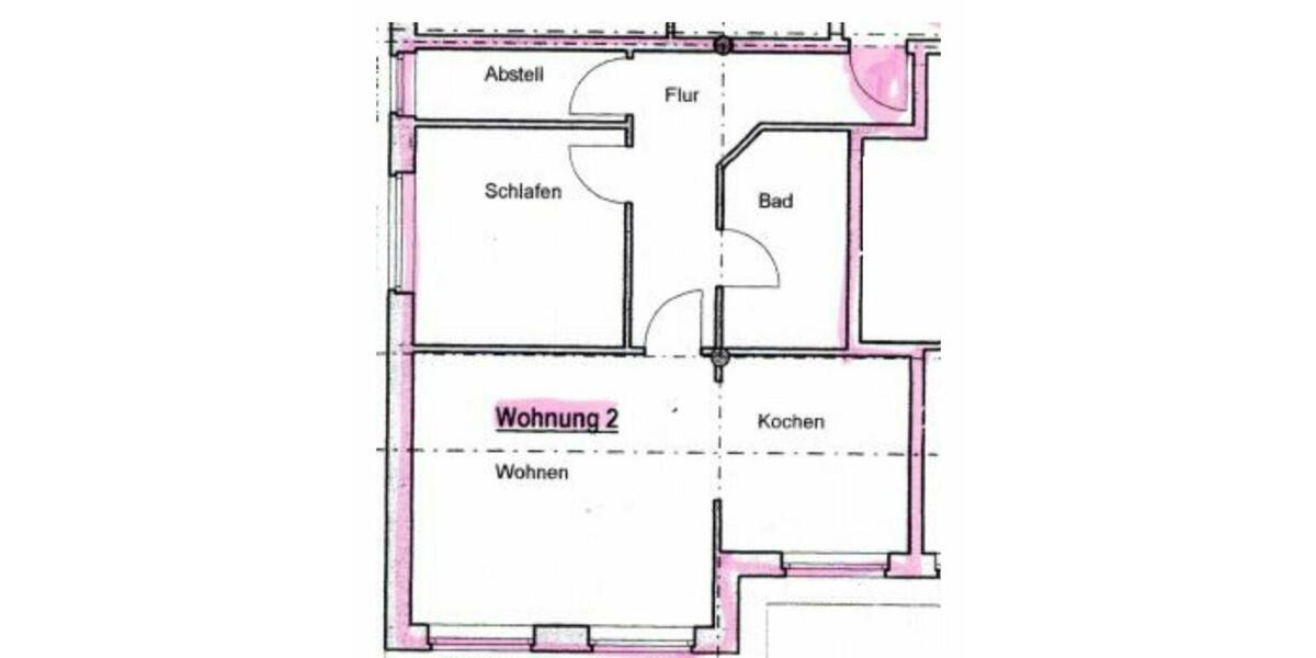 Etagenwohnung Werlte - 2.5 Zimmer, 75 m&sup2;, 495&euro; | Angebot:26699514