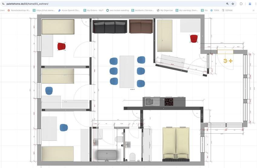 Sanierte 6 Zimmer Wohnung an WG