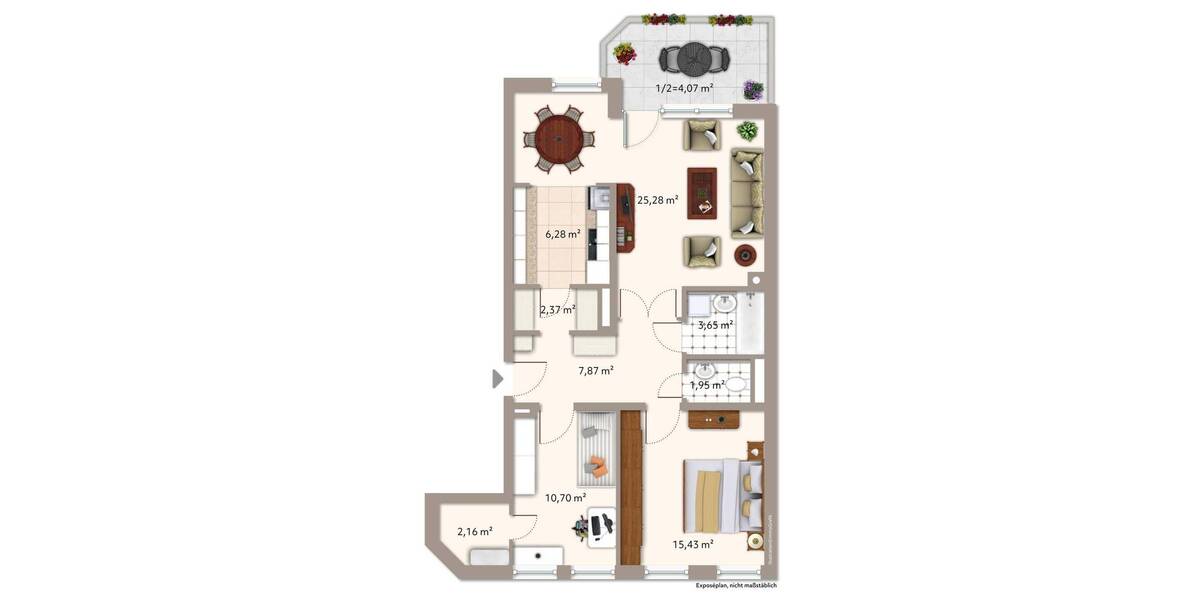 Etagenwohnung München Untergiesing-Harlaching - 3 Zimmer, 80 m&sup2;, 1.690&euro; | Angebot:26015071