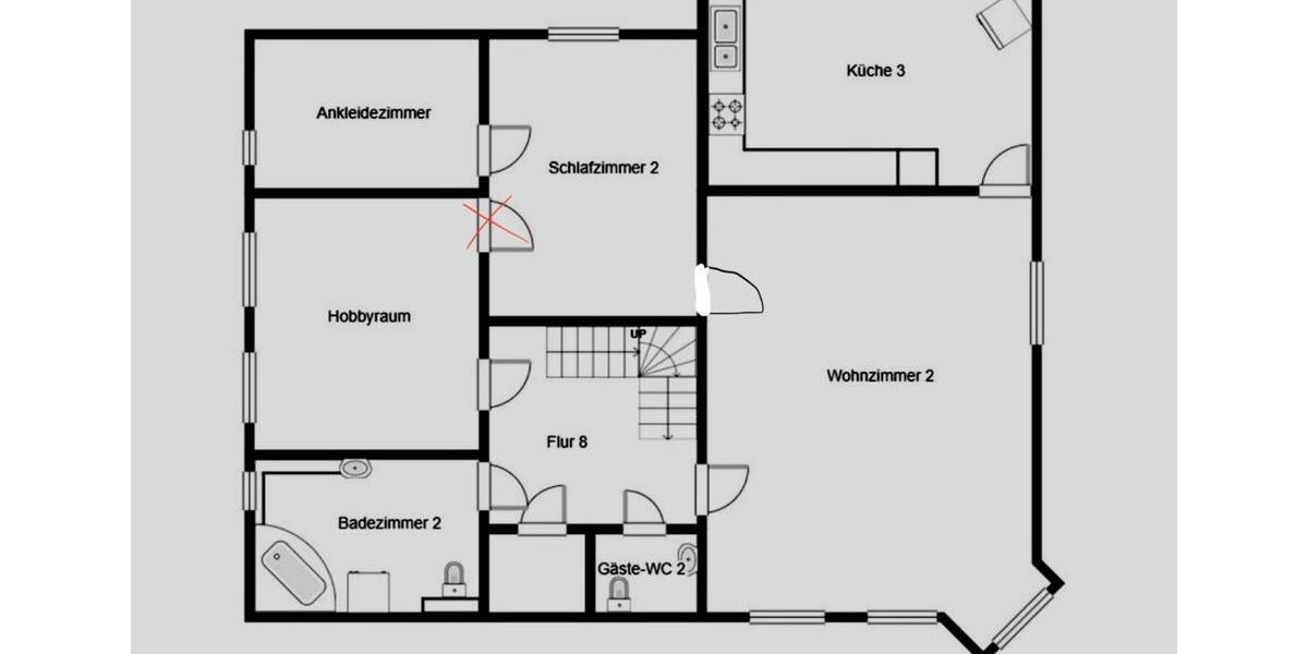 Etagenwohnung Hemmoor - 4 Zimmer, 107 m&sup2;, 925&euro; | Angebot:24837775