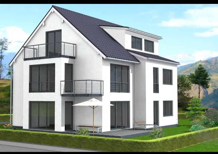 Attraktiver Neubau : Eine Wohneinheit und eine Gewerbeinheit 7 zimmer