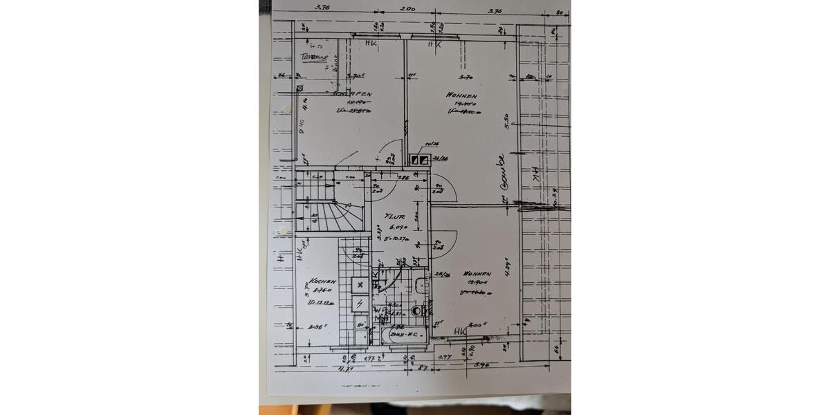 Dachgeschoßwohnung Gaggenau - 3 Zimmer, 66 m&sup2;, 660&euro; | Angebot:24862976