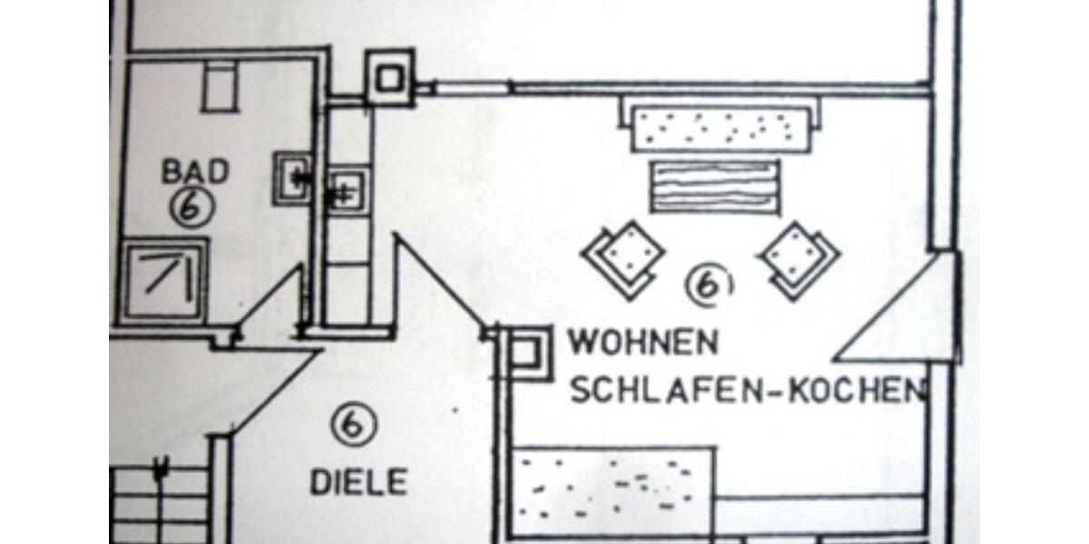 Dachgeschoßwohnung Rülzheim - 1.5 Zimmer, 30 m&sup2;, 385&euro; | Angebot:25960694
