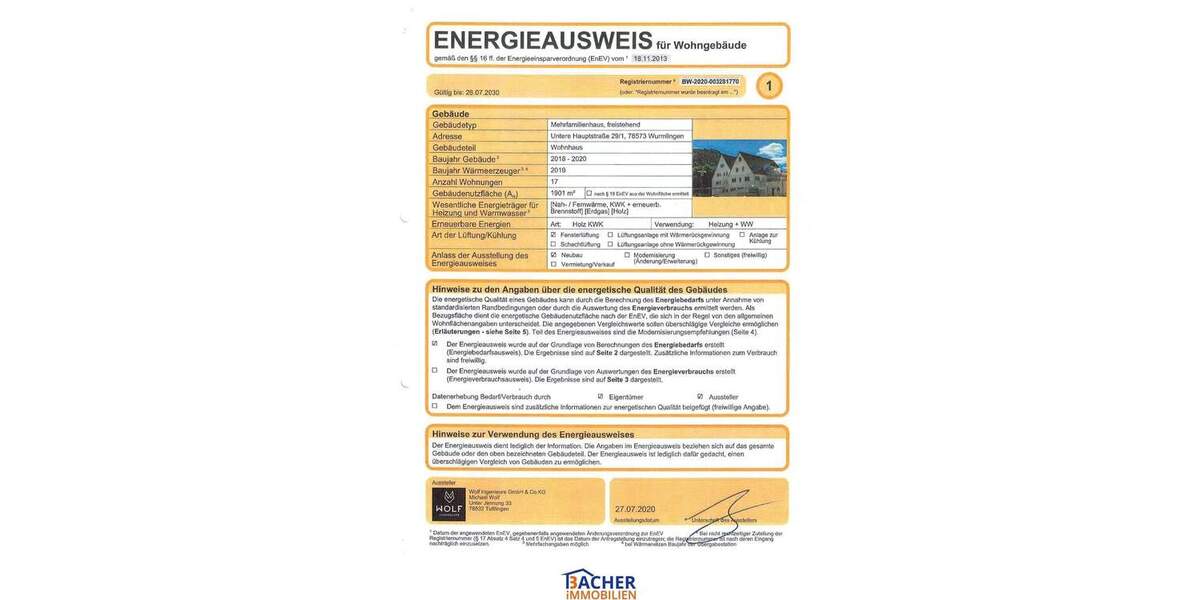 Etagenwohnung Wurmlingen - 2 Zimmer, 50 m&sup2;, 520&euro; | Angebot:25051489