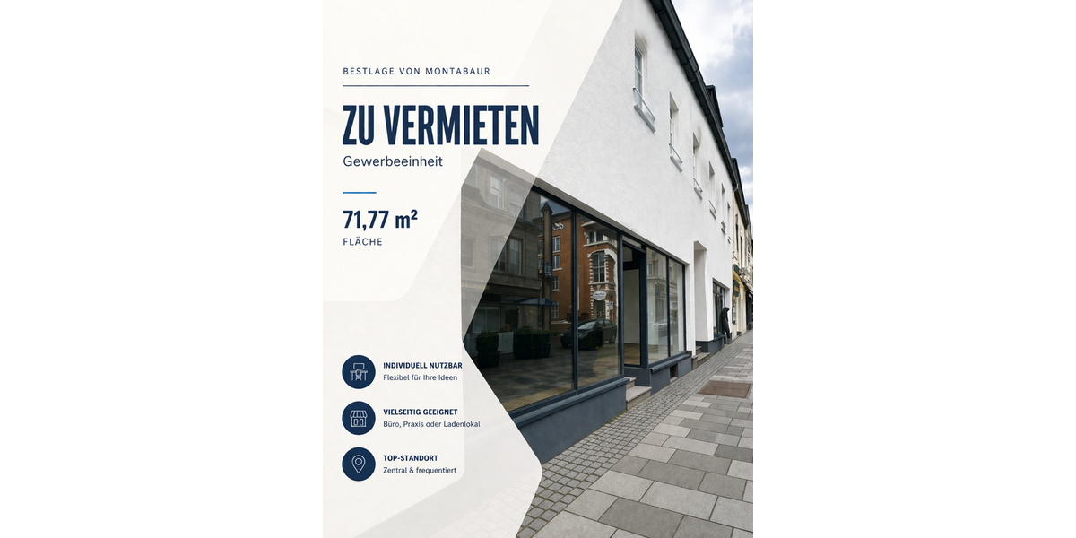 Gewerbeobjekt Montabaur Eschelbach - 800&euro; | Angebot:26292032