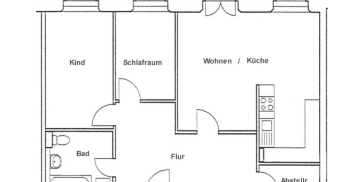 Erdgeschoßwohnung Bad Freienwalde (Oder) - 3 Zimmer, 85 m&sup2;, 634&euro; | Angebot:23006988