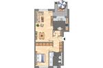 Etagenwohnung Wolfsburg Alt-Wolfsburg - 3 Zimmer, 65 m&sup2;, 470&euro; | Angebot:26652284