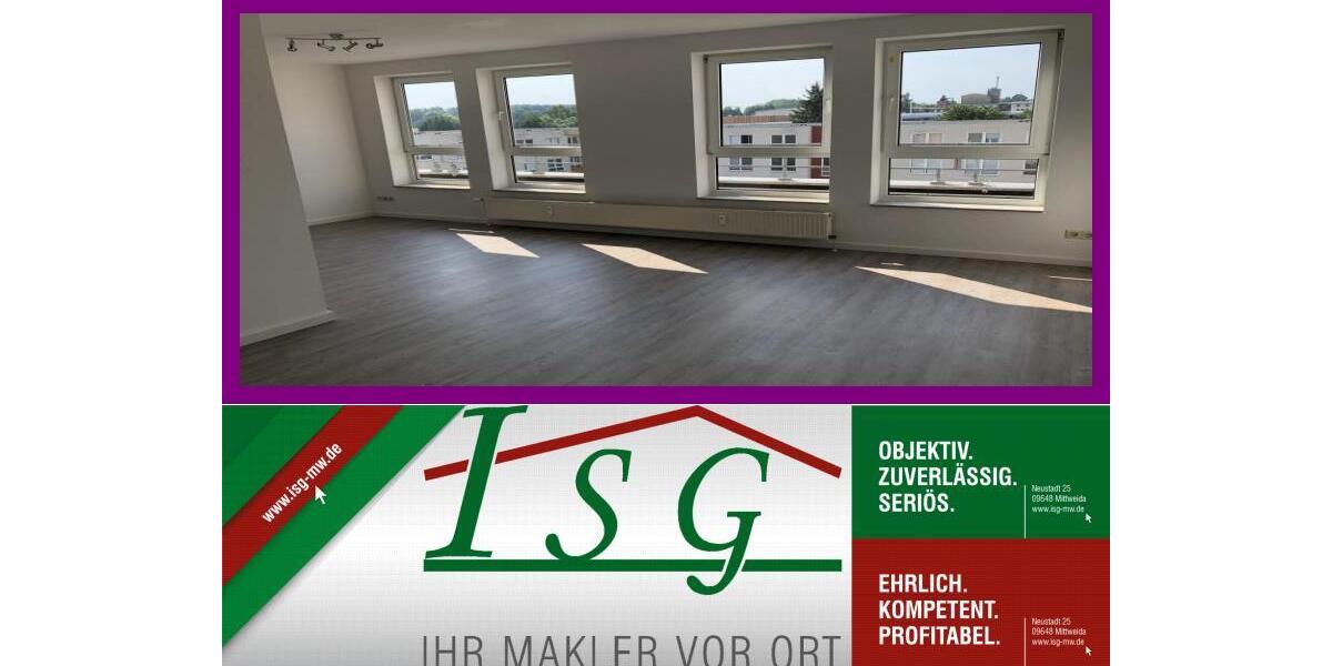 Etagenwohnung Mittweida - 1 Zimmer, 30 m&sup2;, 290&euro; | Angebot:24487297