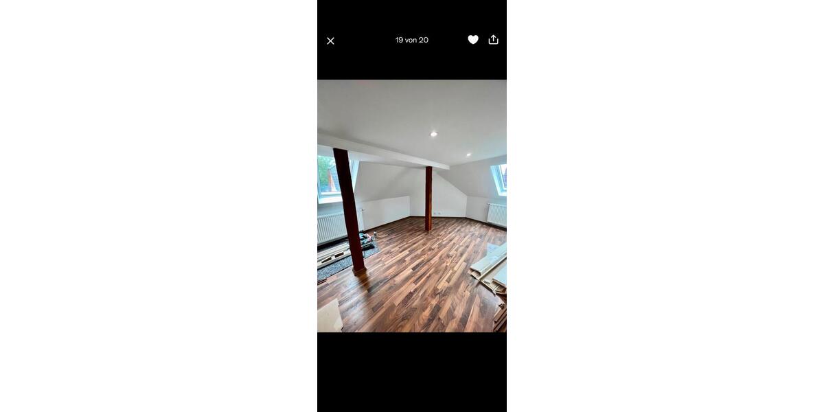 Dachgeschoßwohnung Suhl Aue 1 - 2 Zimmer, 45 m&sup2;, 600&euro; | Angebot:26236705