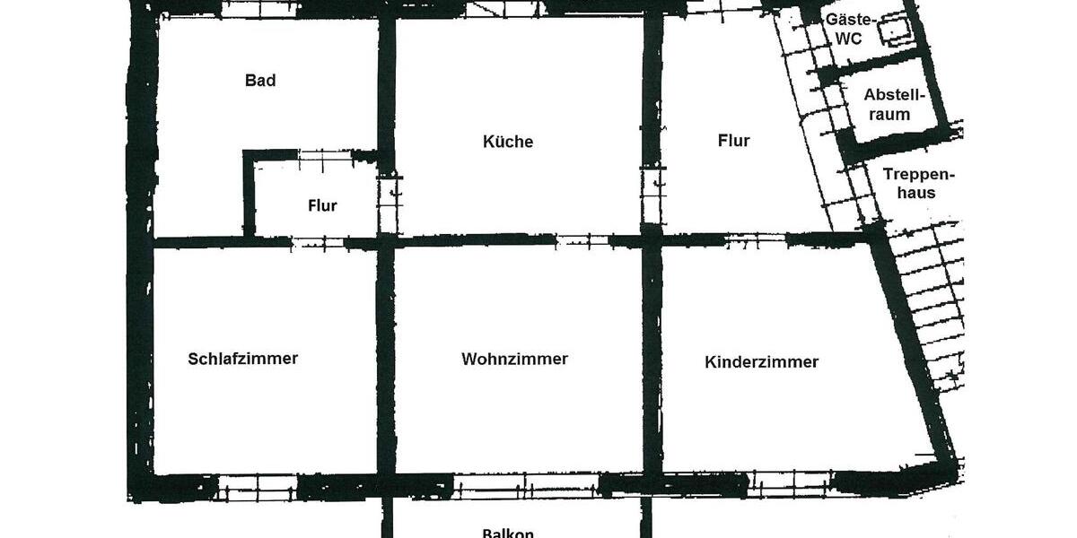 Dachgeschoßwohnung Meißen - 3 Zimmer, 75 m&sup2;, 675&euro; | Angebot:25904346