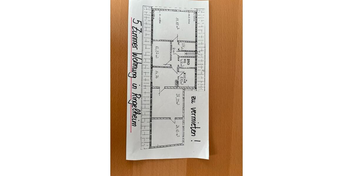 Dachgeschoßwohnung Salzgitter Ortschaft Südost - 5 Zimmer, 118 m&sup2;, 640&euro; | Angebot:24841312