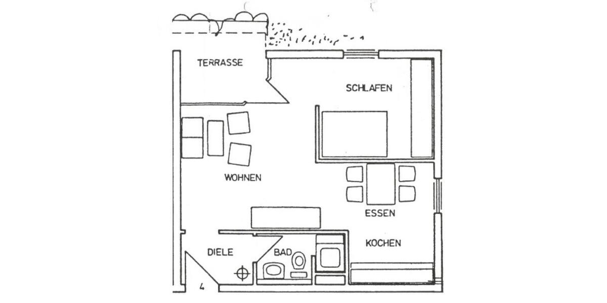 zu vermieten: Gepflegte 2 Zi-EG-Wohnung mit Terrasse in Lörrach 2 zimmer