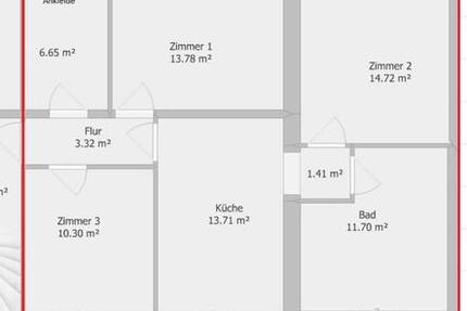 3 12 Zimmer Mietwohnung Helbra Huissenstraße 3.5 zimmer