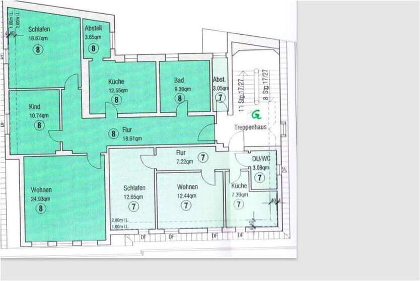 geräumige 3 Zi.-Wohnung inkl. Einbauküche in Pößnecker Stadtvilla 3 zimmer