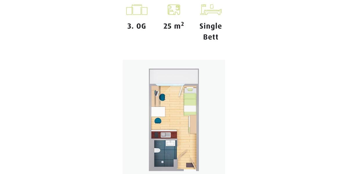 Vermietet Waldhorn Typ 3 Einzelappartment in Heidenheim 1 zimmer