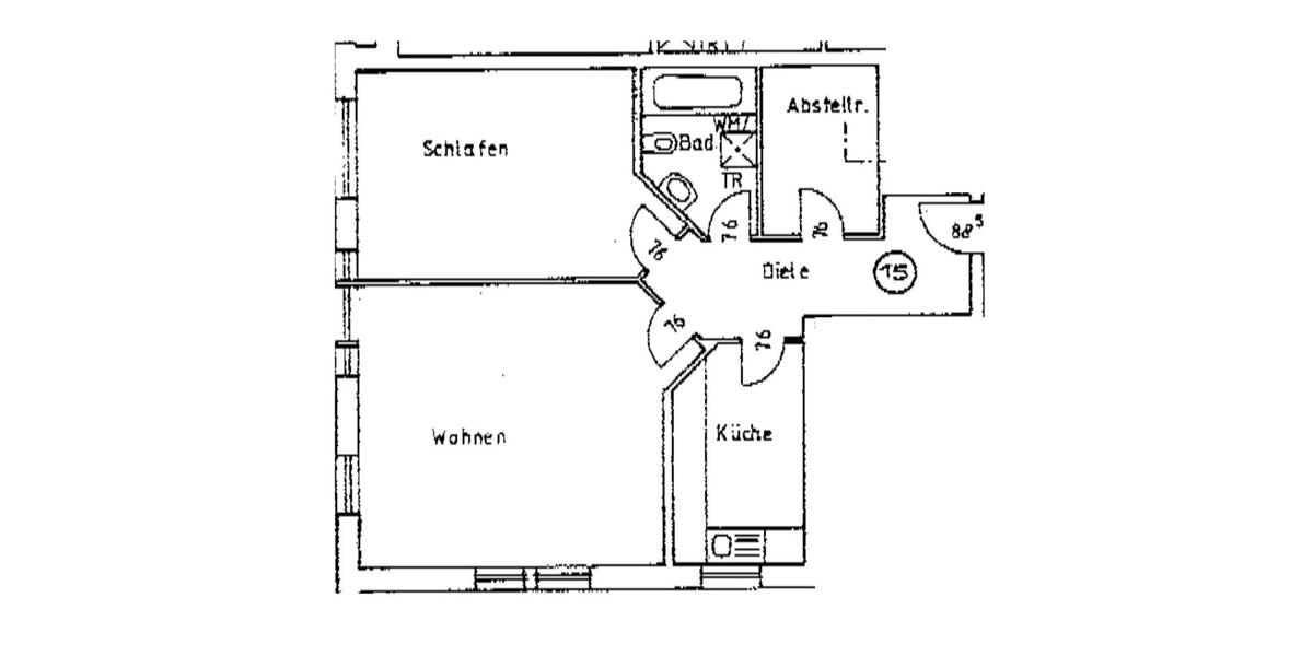 Erdgeschoßwohnung Rotenburg (Wümme) - 2 Zimmer, 75 m&sup2;, 890&euro; | Angebot:26287463