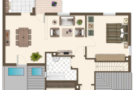 Wohnung Emsdetten - 3 Zimmer, 90 m&sup2;, 900&euro; | Angebot:24973732