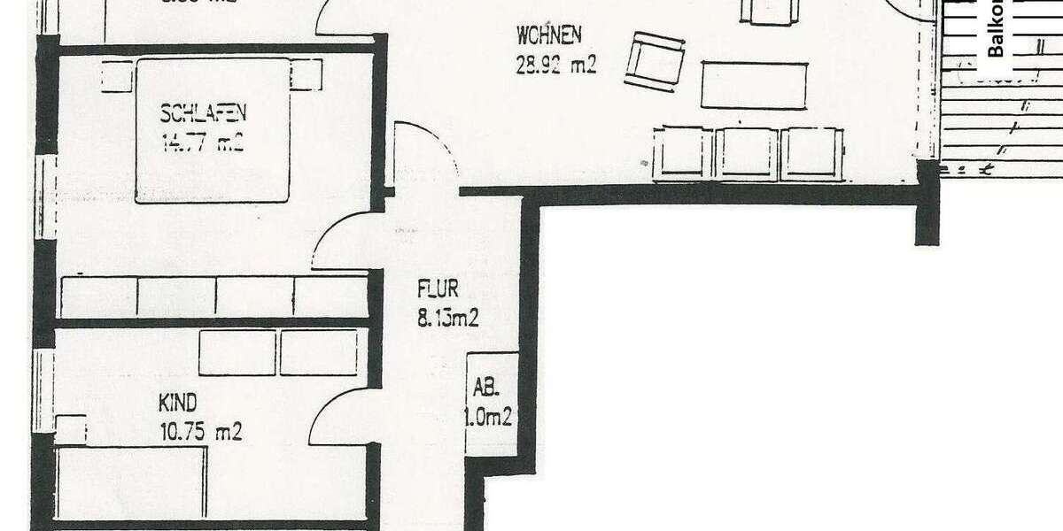 Etagenwohnung Waldheim Schönberg - 3 Zimmer, 80 m&sup2;, 475&euro; | Angebot:26392543