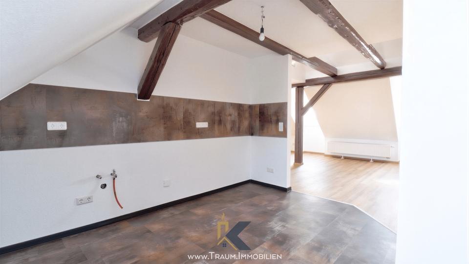 Dachgeschoßwohnung Mühlhausen (Thüringen) - 3 Zimmer, 114 m&sup2;, 855&euro; | Angebot:26556635
